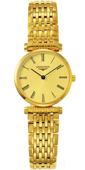 Longines La Grande Classique de Longines Gold Dial Gold Mesh Bracelet Watch for Women - L4.209.2.31.8 Buy Now By Longines