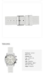 Guess Marina Quartz White Dial White Rubber Strap Watch For Women - W1025L1 Buy Now By Guess