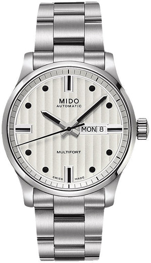 Mido Multifort Automatic Silver Dial Silver Steel Strap Watch For Men - M005.430.11.031.80 Buy Now By Mido