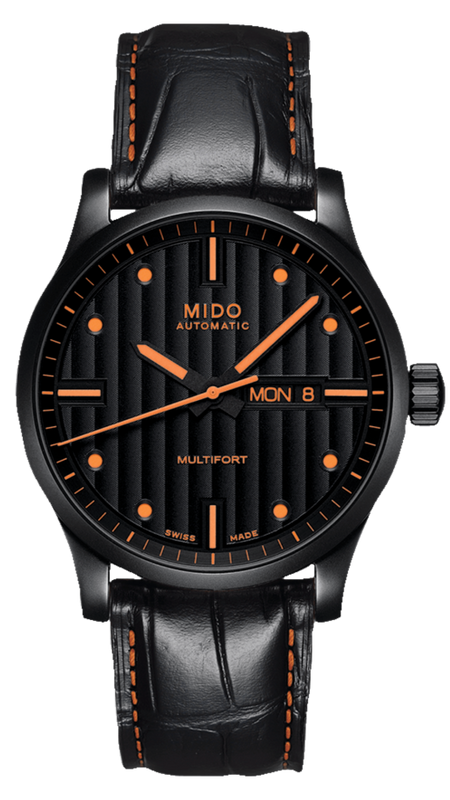 Mido Multifort Automatic Special Edition Black Dial Black Leather Strap Watch For Men - M005.430.36.051.80 Buy Now By Mido