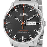 Mido Commander II Automatic Chronometer Grey Dial Silver Steel Strap Watch For Men - M021.431.11.061.01 Buy Now By Mido