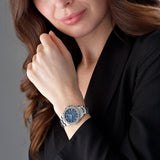 Bulova Marine Star Blue Dial Silver Steel Strap Watch for Women - 96R215 Buy Now By Bulova