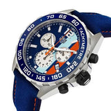 Tag Heuer Formula 1 Gulf Edition Blue Dial Blue Leather Strap Watch for Men - CAZ101N.FC8243 Buy Now By Tag Heuer