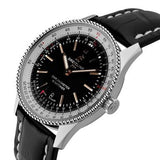 Breitling Navitimer 1 Automatic 41mm Black Dial Black Leather Strap Mens Watch - A17326211B1P1 Buy Now By Breitling