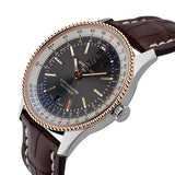 Breitling Navitimer 1 Automatic 41mm Black Dial Brown Leather Strap Mens Watch - U17326211M1P1 Buy Now By Breitling