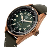 Tag Heuer Autavia Calibre 5 Automatic Olive Green Dial Green Leather Strap Watch for Men - WBE5190.FC8268 Buy Now By Tag Heuer