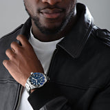 Tag Heuer Aquaracer GMT Calibre 6 Automatic Blue Dial Silver Steel Strap Watch for Men - WAY201T.BA0927 Buy Now By Tag Heuer