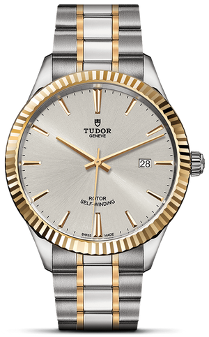 Tudor Style Automatic Silver Dial Two Tone Steel Strap Watch for Men - M12713-0003 Buy Now By Tudor