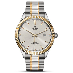 Tudor Style Automatic Silver Dial Two Tone Steel Strap Watch for Men - M12713-0003 Buy Now By Tudor