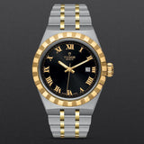 Tudor Royal Automatic Black Dial Two Tone Steel Strap Watch for Men - M28603-0003 Buy Now By Tudor