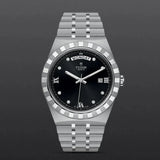 Tudor Royal Automatic Diamonds Black Dial Silver Steel Strap Watch for Men - M28600-0004 Buy Now By Tudor