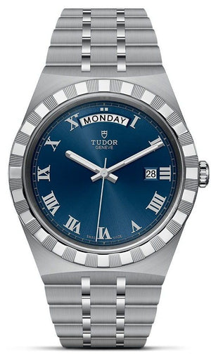 Tudor Royal Automatic Blue Dial Silver Steel Strap Watch for Men - M28600-0005 Buy Now By Tudor