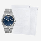 Tudor Royal Automatic Diamonds Blue Dial Silver Steel Strap Watch for Men - M28600-0006 Buy Now By Tudor