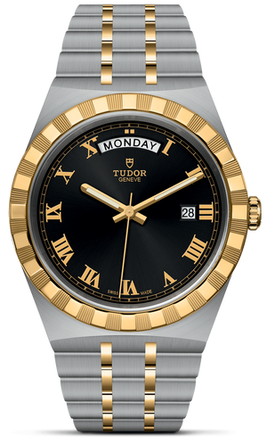 Tudor Royal Automatic Black Dial Two Tone Steel Strap Watch for Men - M28603-0003 Buy Now By Tudor
