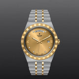 Tudor Royal Automatic Diamonds Gold Dial Two Tone Steel Strap Watch for Men - M28603-0006 Buy Now By Tudor