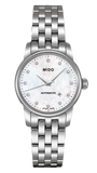 Mido Baroncelli Automatic Mother Of Pearl Dial Silver Steel Strap Watch For Women - M7600.4.69.1 Buy Now By Mido