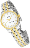 Mido Baroncelli III Automatic White Dial Two Tone Steel Strap Watch For Women - M7600.9.26.1 Buy Now By Mido
