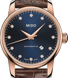 Mido Baroncelli Automatic Midnight Blue Dial Brown Leather Strap Watch For Women - M7600.3.65.8 Buy Now By Mido