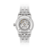 Mido Baroncelli III Automatic Diamonds White Dial Silver Steel Strap Watch For Women - M7600.4.66.1 Buy Now By Mido