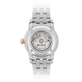 Mido Baroncelli III Automatic White Dial Two Tone Steel Strap Watch For Women - M7600.9.N6.1 Buy Now By Mido