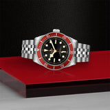 Tudor Black Bay Black Dial Silver Steel Strap Watch for Men - M7941A1A0RU-0003