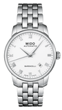 Mido Baroncelli II Automatic White Dial Silver Steel Strap Watch For Men - M8600.4.26.1 Buy Now By Mido
