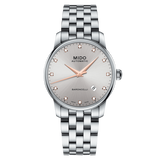 Mido Baroncelli III Automatic Silver Dial Silver Steel Strap Watch For Men - M8600.4.67.1 Buy Now By Mido