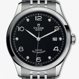 Tudor 1926 Automatic Diamonds Black Dial Silver Steel Strap Watch for Men - M91650-0004 Buy Now By Tudor
