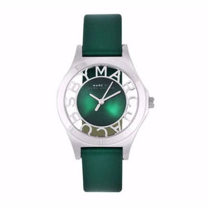 Marc Jacobs Henry Skeleton Green Dial Green Leather Strap Watch for Women - MBM1336 Buy Now By Marc Jacobs