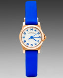 Marc Jacobs Henry White Dial Blue Leather Strap Watch for Women - MBM1238 Buy Now By Marc Jacobs