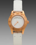Marc Jacobs Mini Blade White Dial White Leather Strap Watch for Women - MBM1207 Buy Now By Marc Jacobs