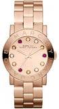Marc Jacobs Amy Dexter Rose Gold Dial Rose Gold Steel Strap Watch for Women - MBM3216 Buy Now By Marc Jacobs
