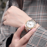 Guess Cosmo Diamonds Silver Dial Two Tone Steel Strap Watch for Women - GW0033L4 Buy Now By Guess