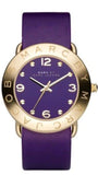 Marc Jacobs Amy Purple Dial Purple Leather Strap Watch for Women - MBM1151 Buy Now By Marc Jacobs