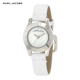Marc Jacobs Mini Blade White Dial White Leather Strap Watch for Women - MBM1206 Buy Now By Marc Jacobs