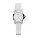 Marc Jacobs Henry Dinky White Dial White Leather Strap Watch for Women - MBM1234 Buy Now By Marc Jacobs