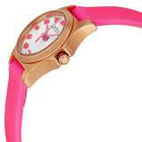 Marc Jacobs Henry White Dial Pink Leather Strap Watch for Women - MBM1237 Buy Now By Marc Jacobs