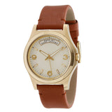 Marc Jacobs Baby Dave White Dial Brown Leather Strap Watch for Women - MBM1261 Buy Now By Marc Jacobs