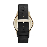 Marc Jacobs Baby Dave Gold Dial Black Leather Strap Watch for Women - MBM1264 Buy Now By Marc Jacobs