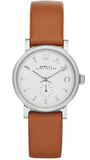 Marc Jacobs Baker White Dial Brown Leather Strap Watch for Women - MBM1270 Buy Now By Marc Jacobs