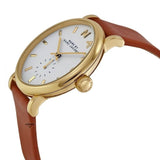 Marc Jacobs Baker White Dial Brown Leather Strap Watch for Womern - MBM1316 Buy Now By Marc Jacobs