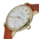 Marc Jacobs Baker White Dial Brown Leather Strap Watch for Womern - MBM1316 Buy Now By Marc Jacobs