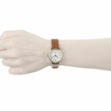Marc Jacobs Baker White Dial Brown Leather Strap Watch for Women - MBM1317 Buy Now By Marc Jacobs