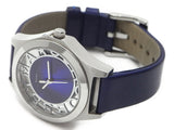 Marc Jacobs Henry Skeleton Blue Dial Blue Leather Strap Watch for Women - MBM1337 Buy Now By Marc Jacobs