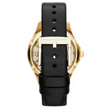 Marc Jacobs Henry Skeleton Black Dial Black Leather Strap Watch for Women - MBM1340 Buy Now By Marc Jacobs