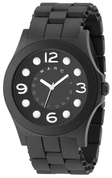 Marc Jacobs Pelly Black Dial Black Silicone Strap Watch for Women - MBM2527 Buy Now By Marc Jacobs