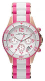 Marc Jacobs Rock Chronograph White Dial Two Tone Silicone Strap Watch for Women - MBM2593 Buy Now By Marc Jacobs