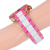 Marc Jacobs Rock Chronograph White Dial Two Tone Silicone Strap Watch for Women - MBM2593 Buy Now By Marc Jacobs