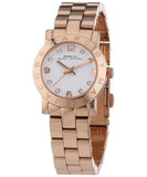 Marc Jacobs Mini Amy White Dial Rose Gold Steel Strap Watch for Women - MBM3078 Buy Now By Marc Jacobs
