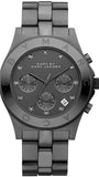 Marc Jacobs Blade Chronograph Black Dial Black Steel Strap Watch for Women - MBM3103 Buy Now By Marc Jacobs